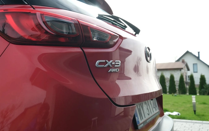 Mazda CX-3 cena 64000 przebieg: 162000, rok produkcji 2016 z Warszawa małe 407